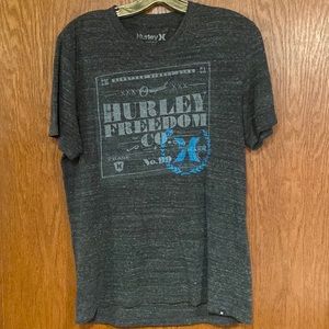 Hurley charcoal gray tee